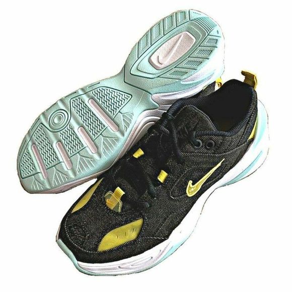 Nike  M2K Tekno LX Black & Bright Citron Teal NEW - Picture 5 of 6